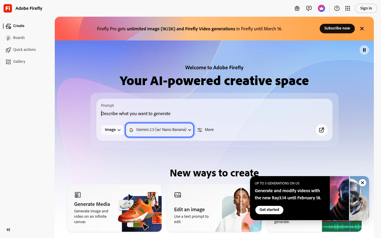 Adobe Firefly