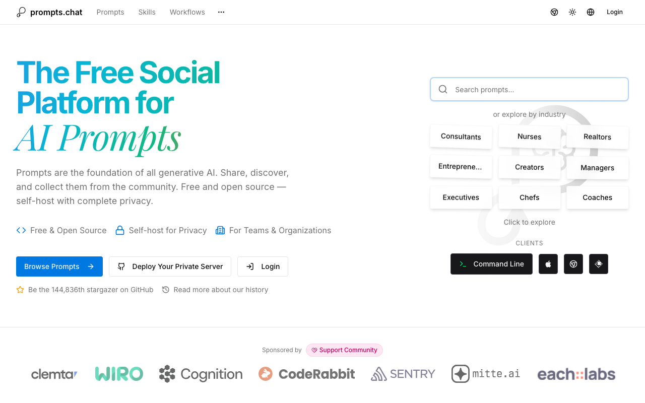 Awesome ChatGPT Prompts product screenshot