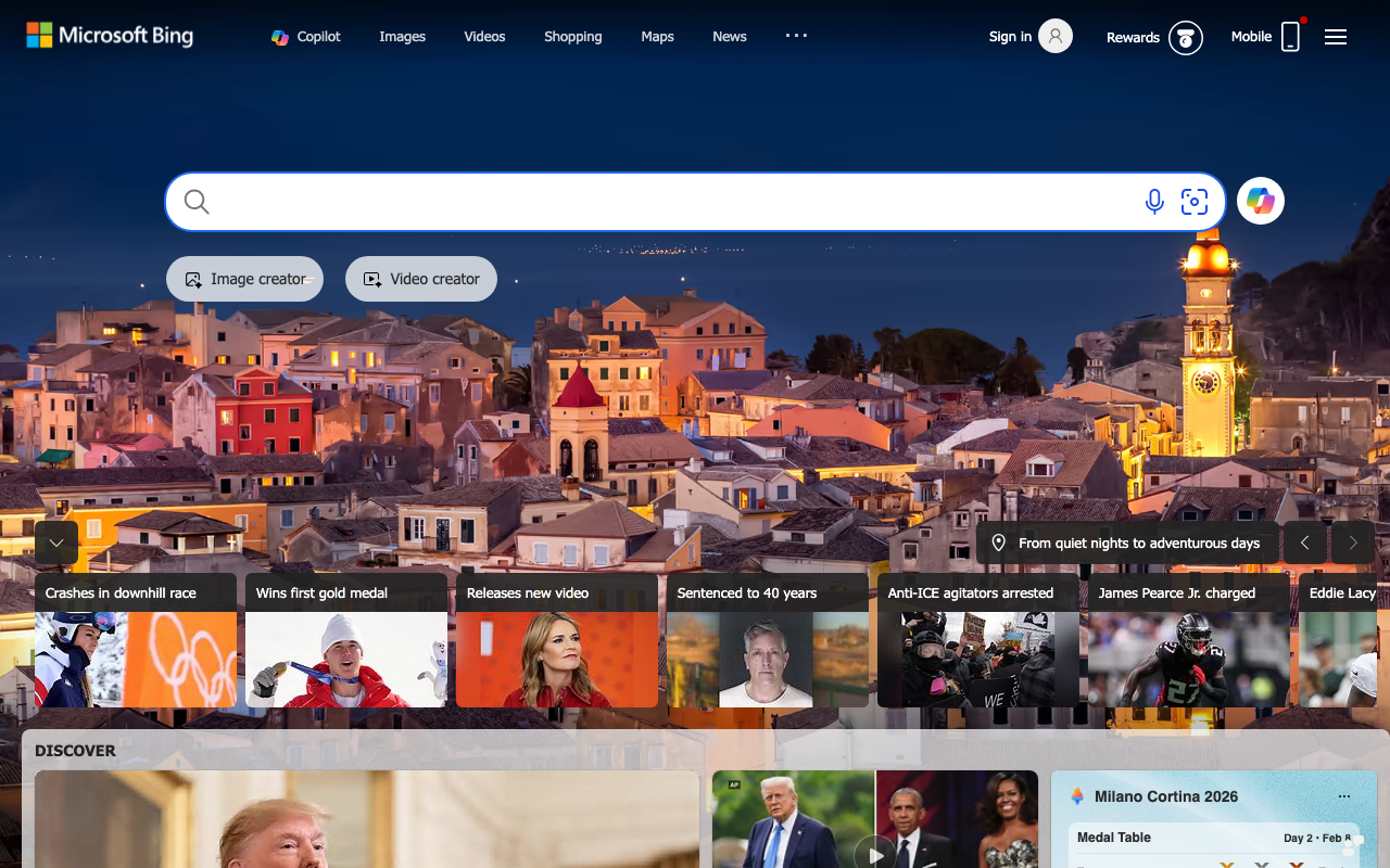 Bing.com product screenshot