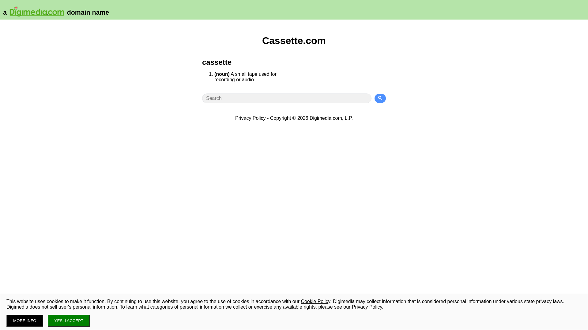 Cassette product screenshot