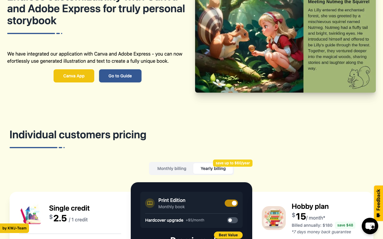 childbook.ai product screenshot