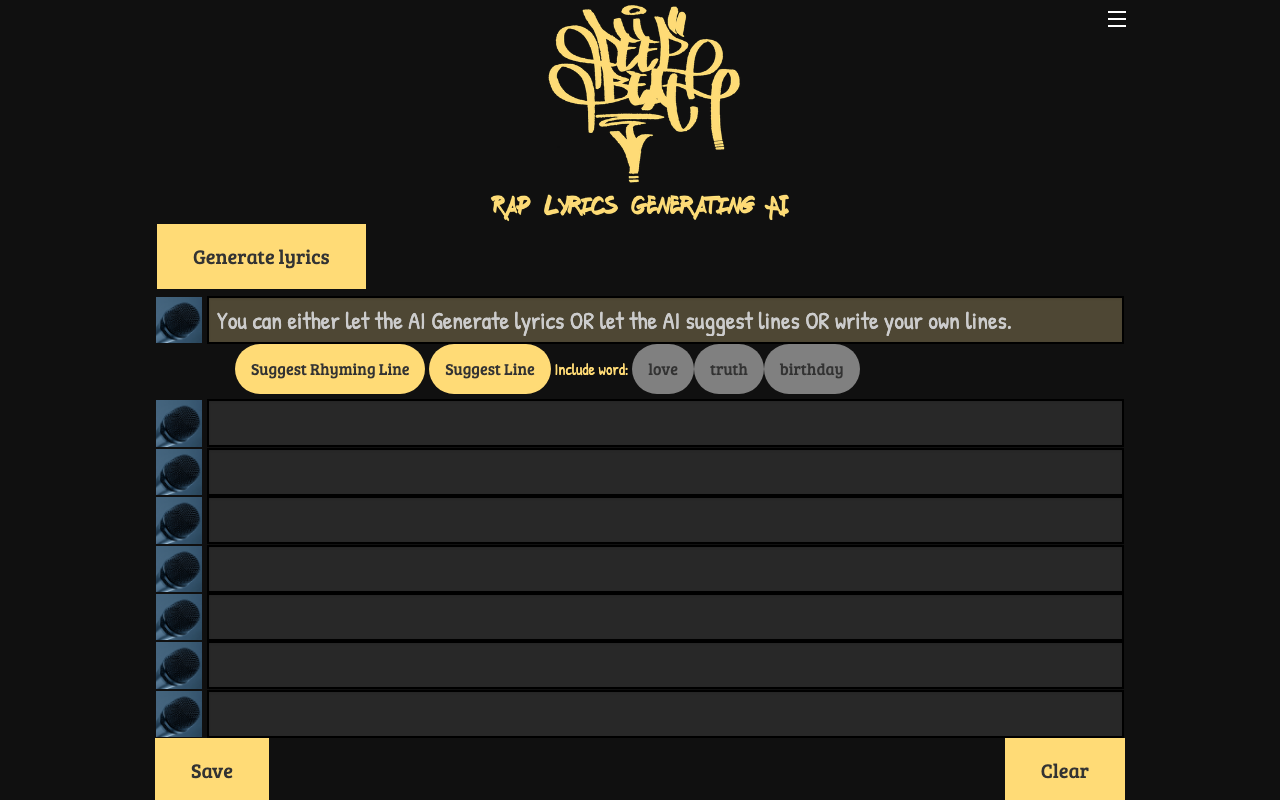 DeepBeat product screenshot