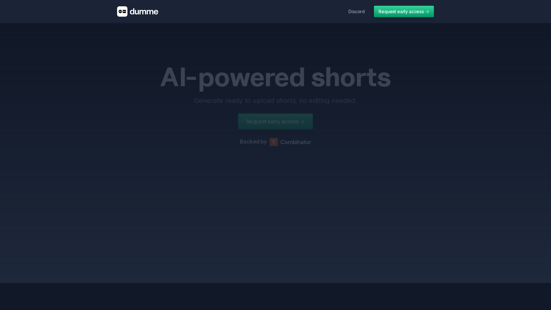 Dumme-creators-site.vercel.app product screenshot