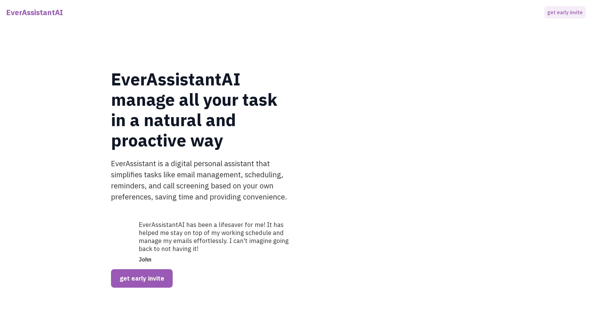 EverAssistantAI product screenshot