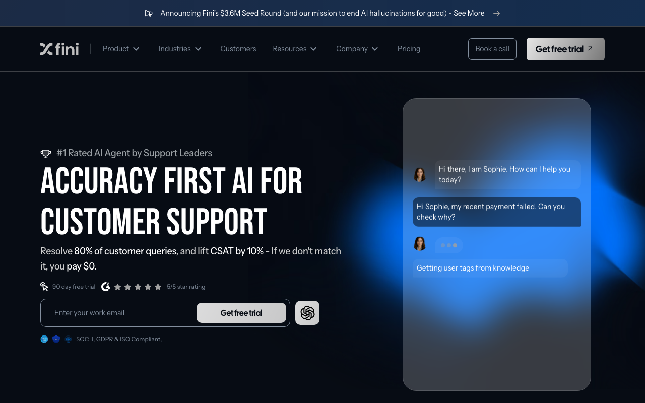 Fini product screenshot