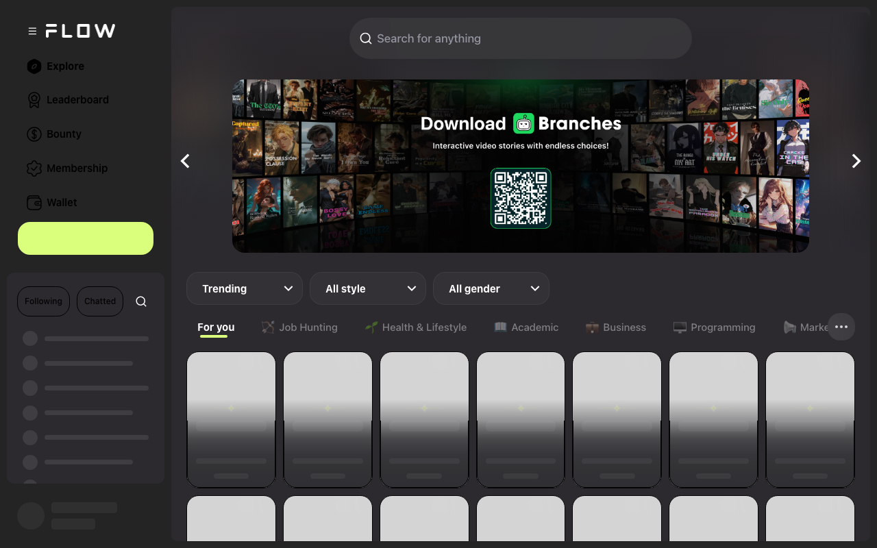 FlowGPT product screenshot