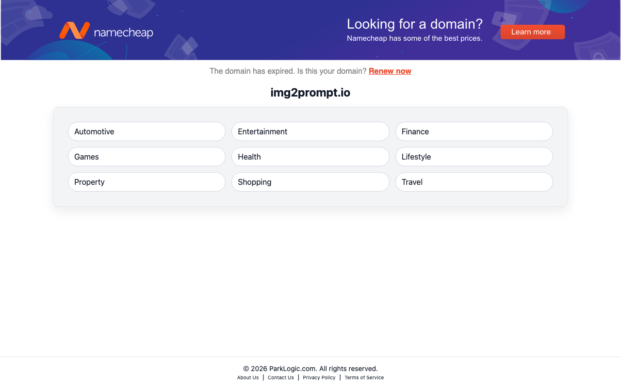 Img2prompt.io product screenshot