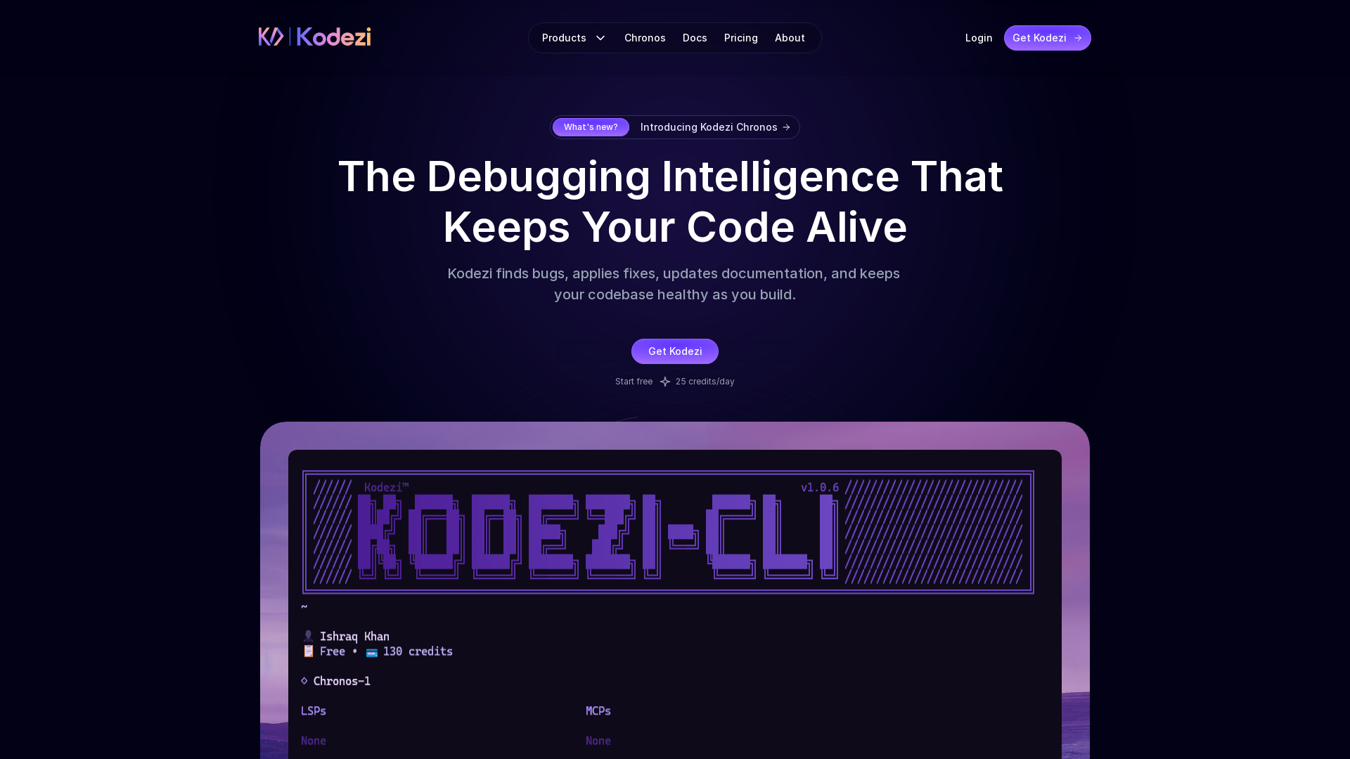 Kodezi product screenshot