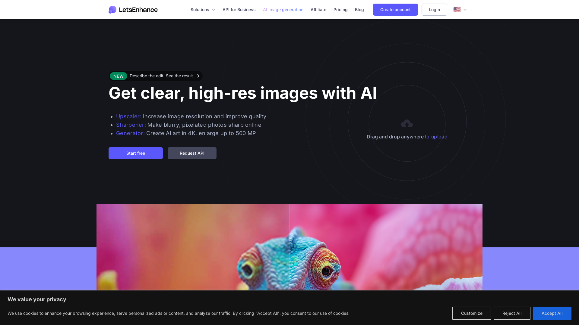 Let’s Enhance product screenshot
