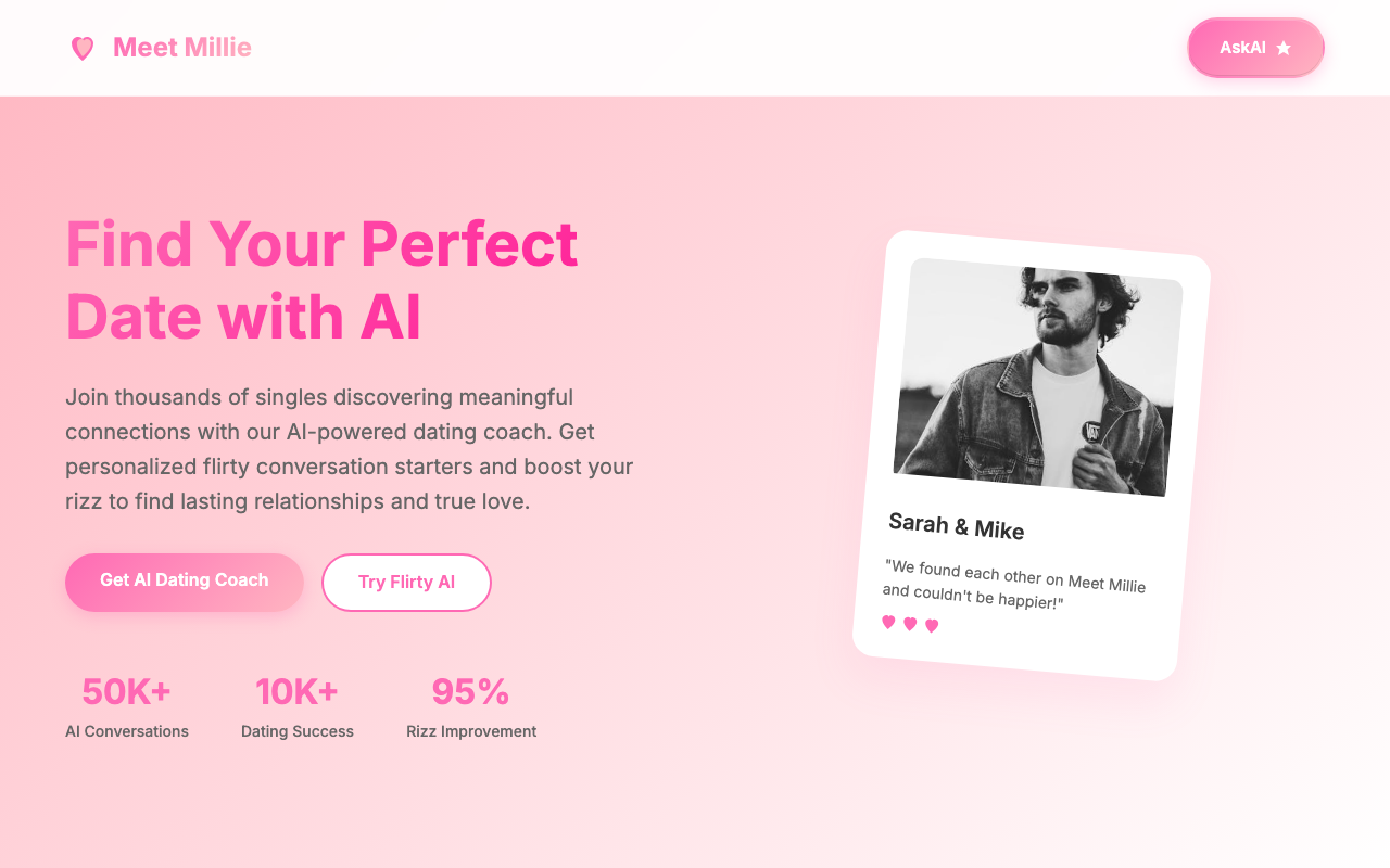 Meet Millie product screenshot