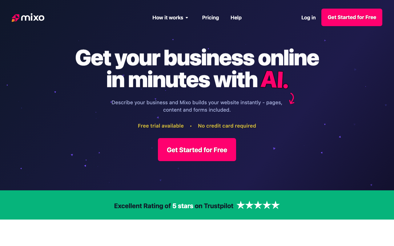 Mixo.io product screenshot