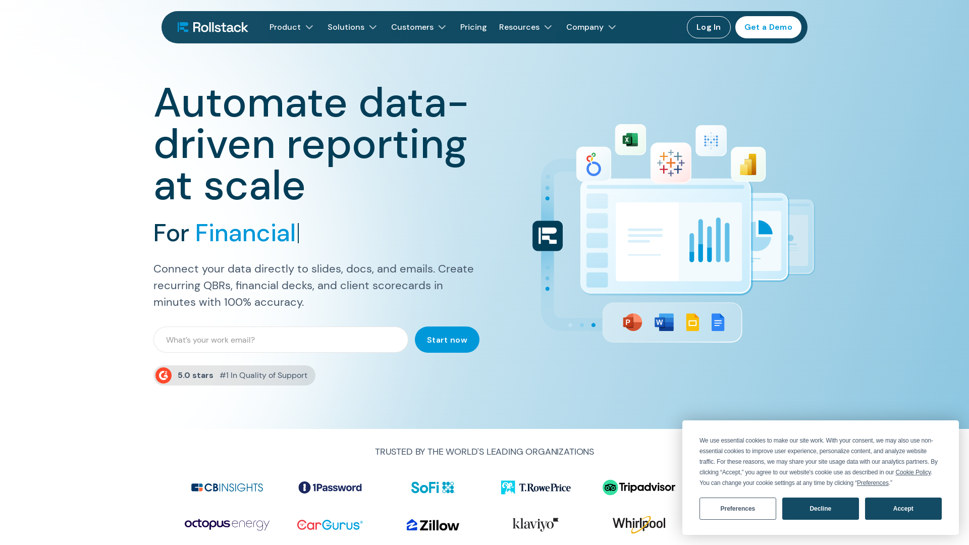 Rollstack product screenshot