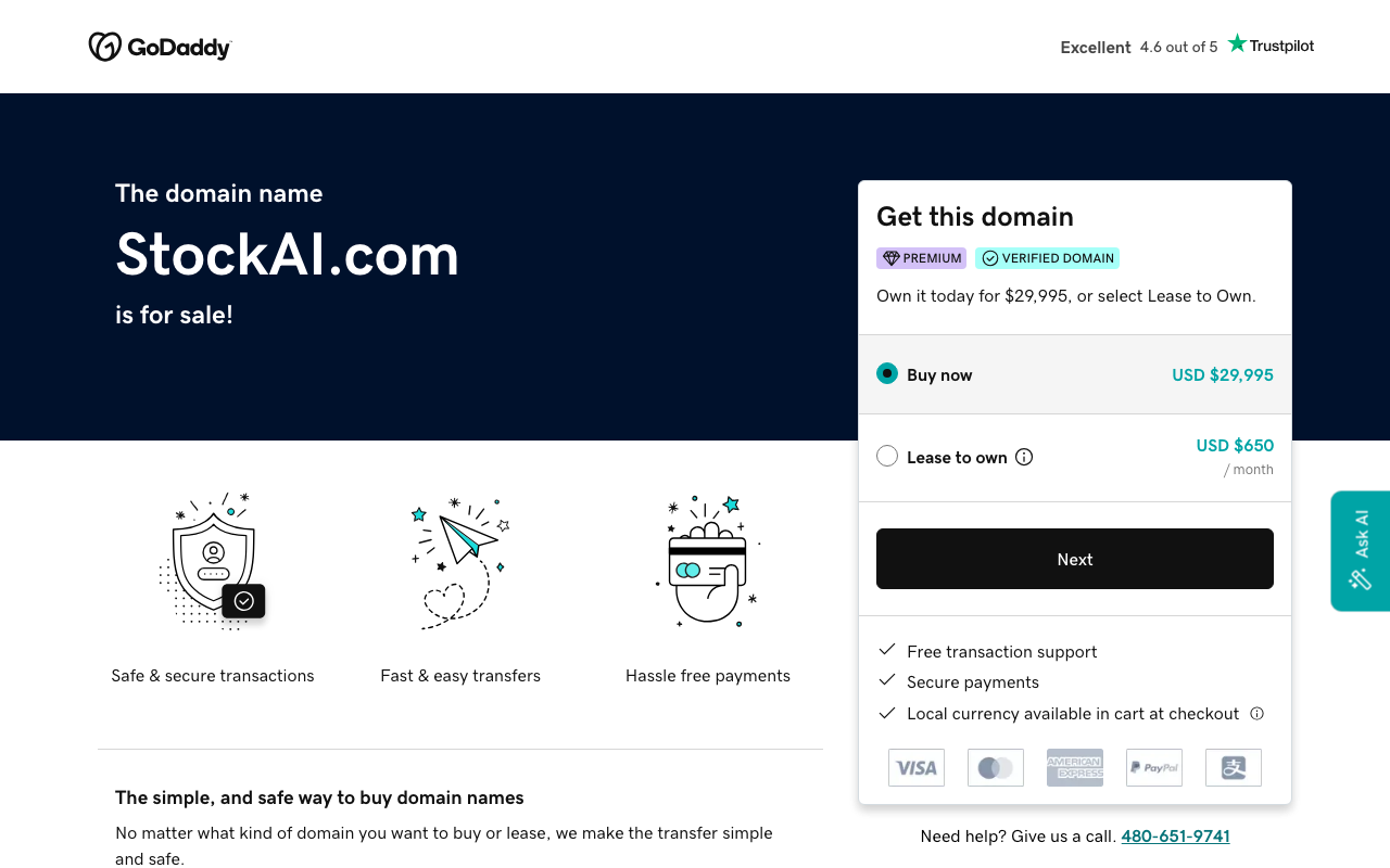 StockAI product screenshot