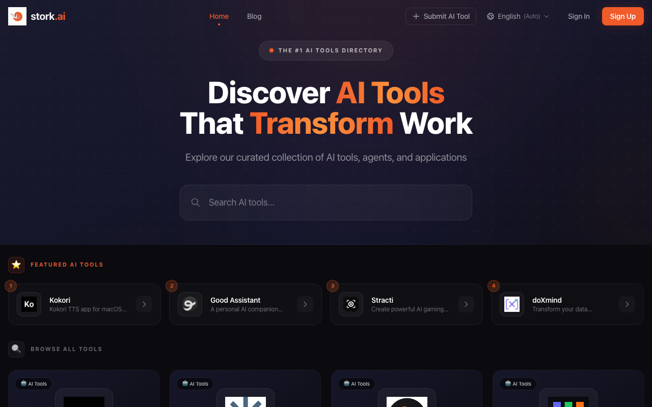 Stork.ai product screenshot