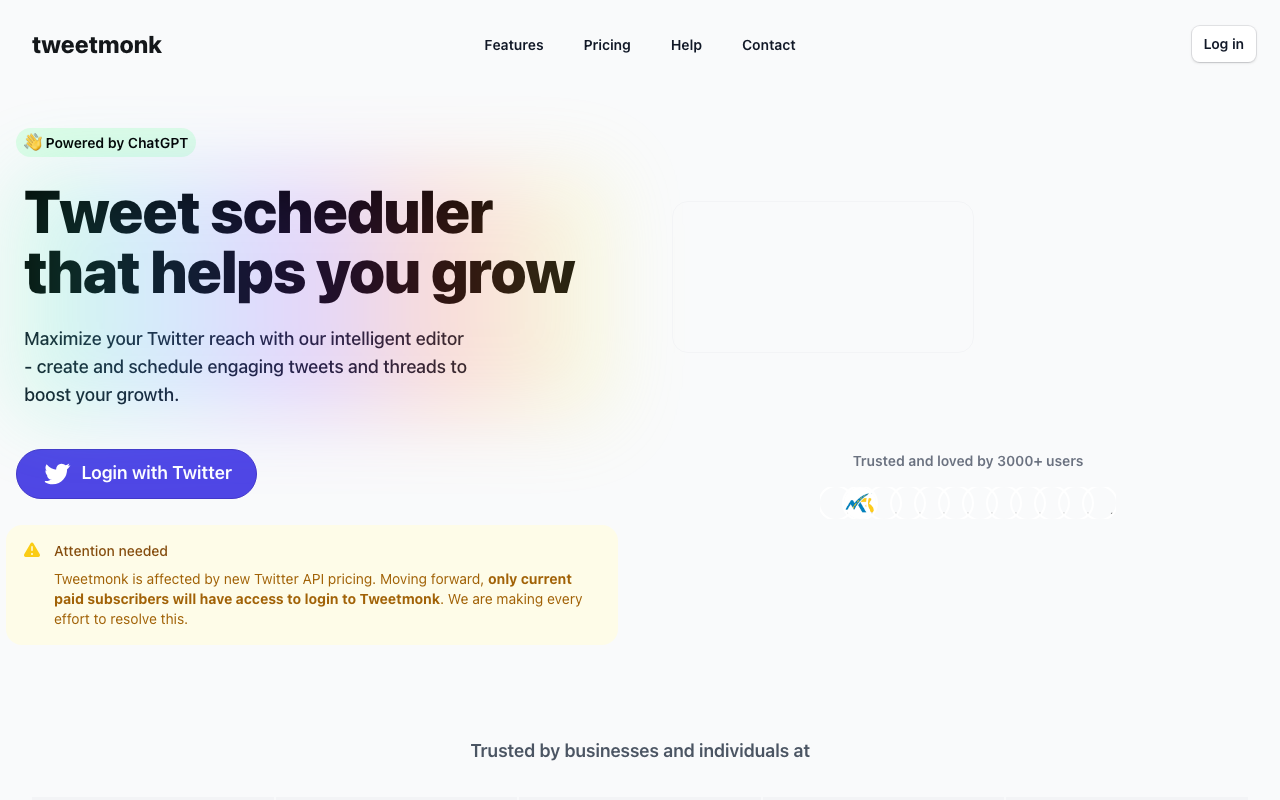 Tweetmonk product screenshot