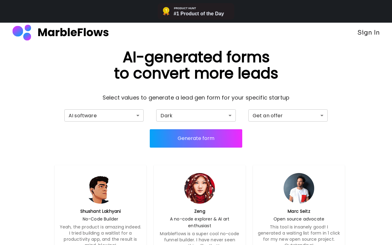 App.marbleflows.com product screenshot
