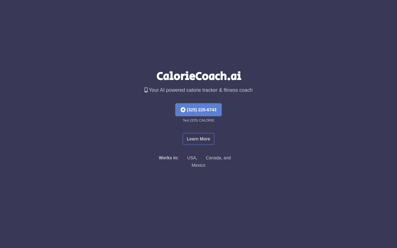 CalorieCoach.ai product screenshot