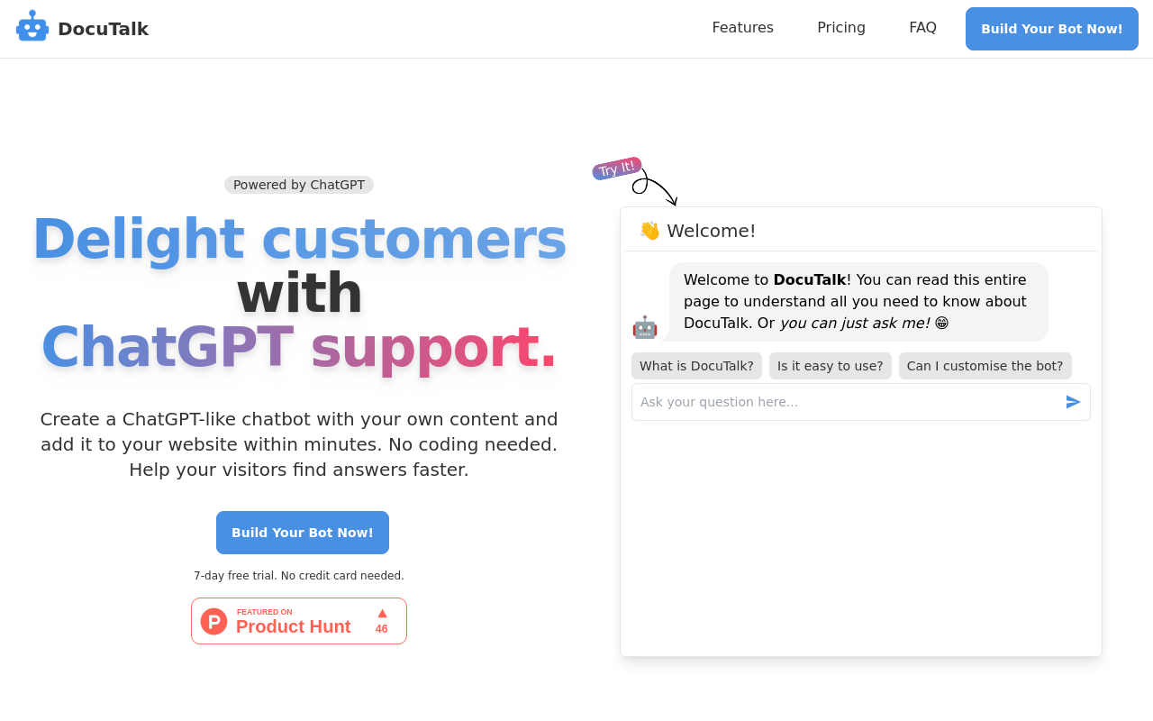 DocuTalk product screenshot