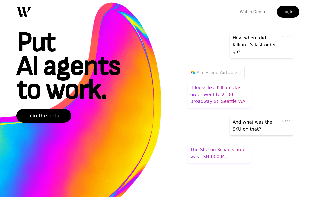 Drinkwater.ai product screenshot