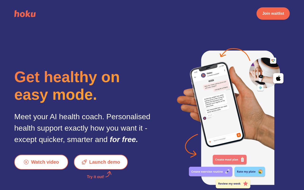 Hoku product screenshot
