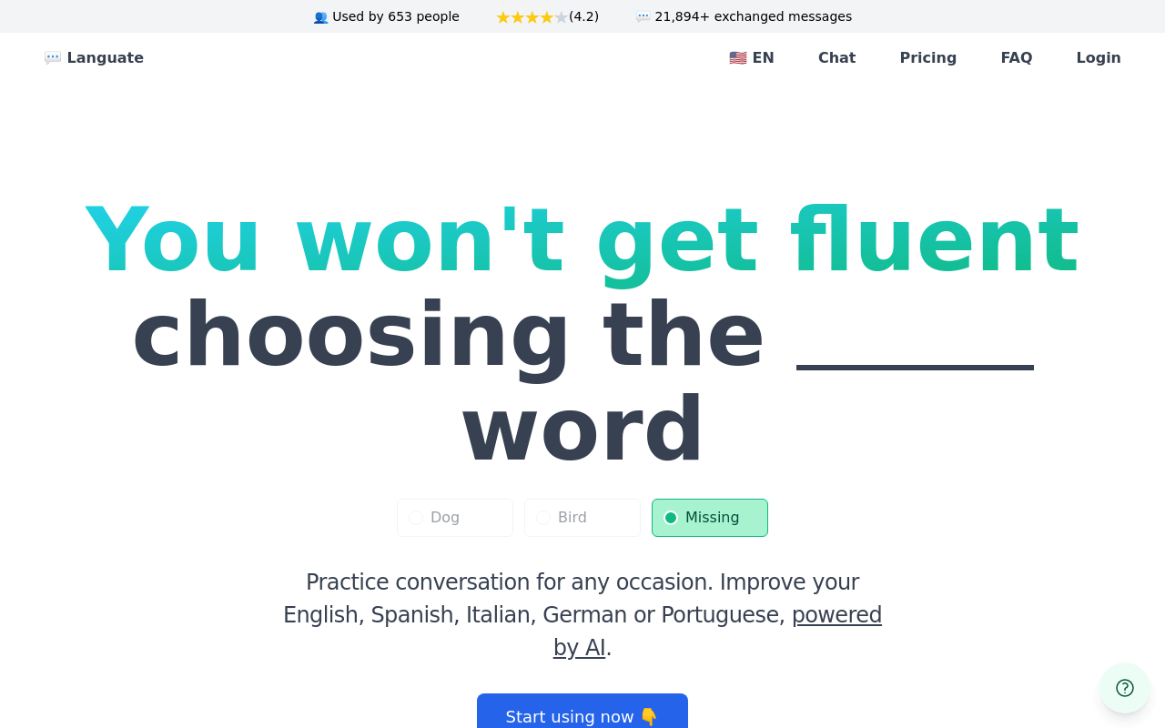 Languate product screenshot