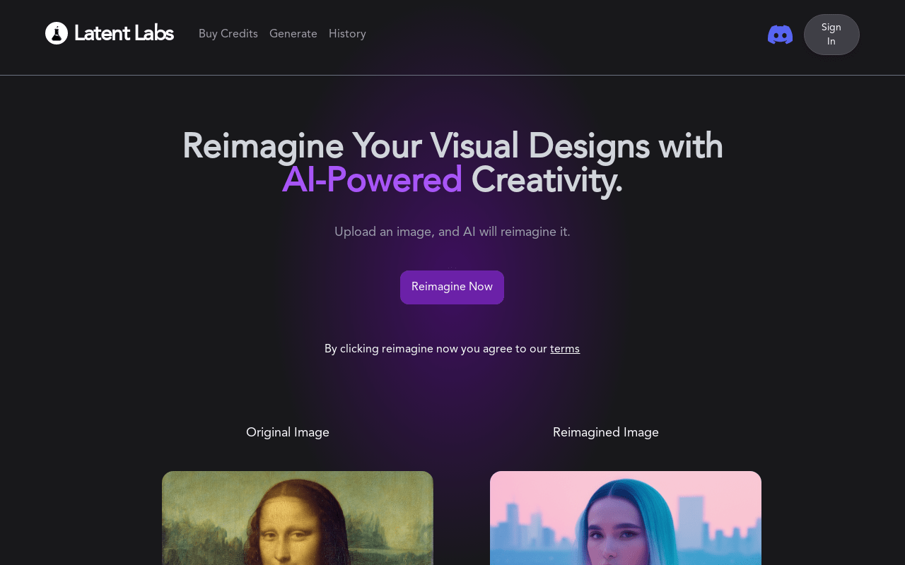 Latentlabs.art product screenshot