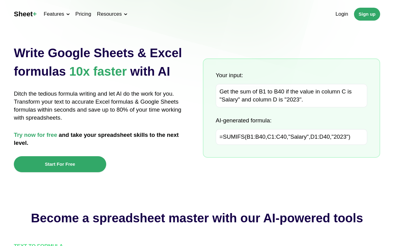 Sheet+