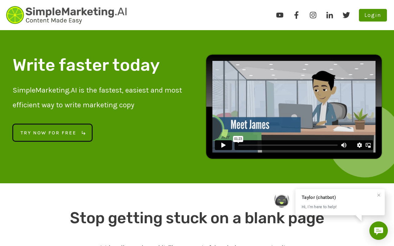 SimpleMarketing.AI product screenshot