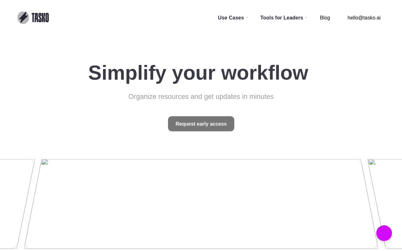 Tasko.AI product screenshot